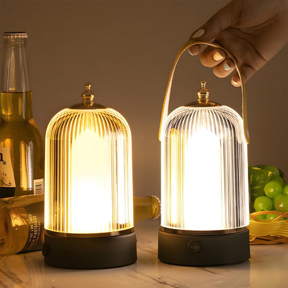 Lampe portable sans fil à intensité variable tactile de 19 cm de hauteur avec batterie rechargeable USB pour table de chevet, salon et table à manger