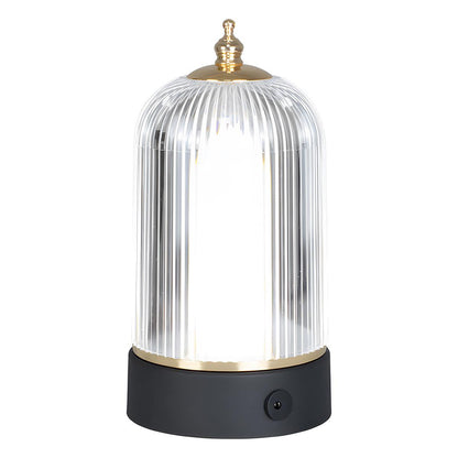 Lampe portable sans fil à intensité variable tactile de 19 cm de hauteur avec batterie rechargeable USB pour table de chevet, salon et table à manger