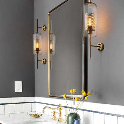 Iron & Glass Sphere Sconce 10 in Black Fixture Warm 3000K E27 Socket Bedroom Hallway Reading Nook Ambient Lighting for Modern Industrial Far