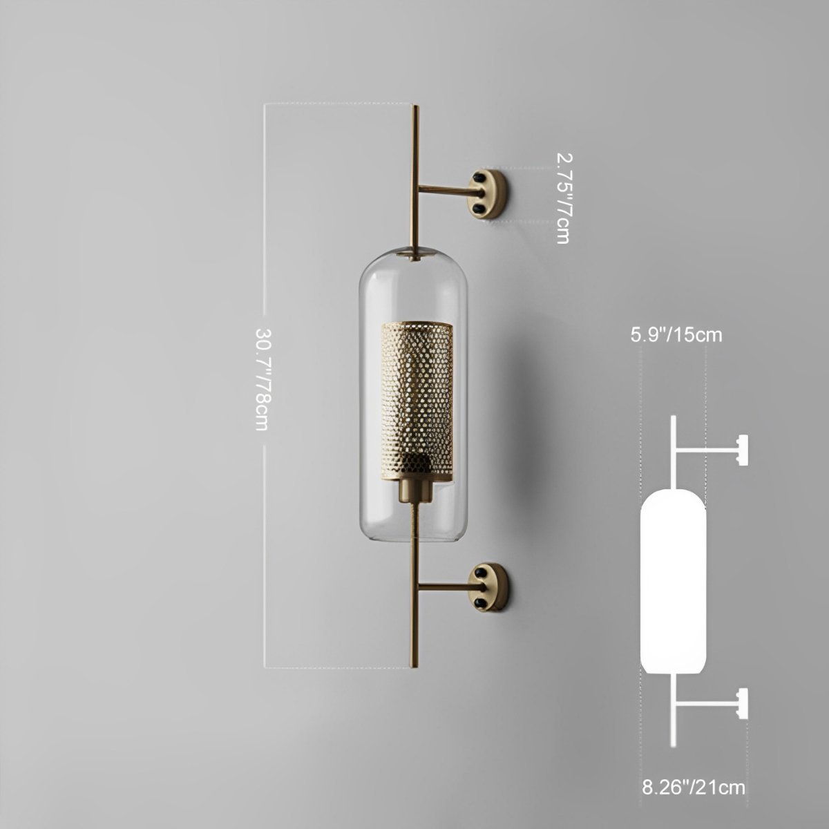 Iron & Glass Sphere Sconce 10 in Black Fixture Warm 3000K E27 Socket Bedroom Hallway Reading Nook Ambient Lighting for Modern Industrial Far