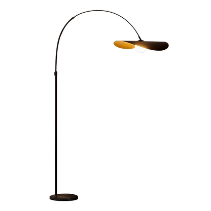 Minimalist Standing Lamp with Ambient LED Glow – Handcrafted Iron & Acrylic Design for Living Room & Bedroom