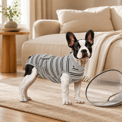 Ortekor Breathable Dog Recovery Suit for Spay & Neuter Recovery, Soft Cone Alternative Onesie to Help Reduce Licking After Surgery