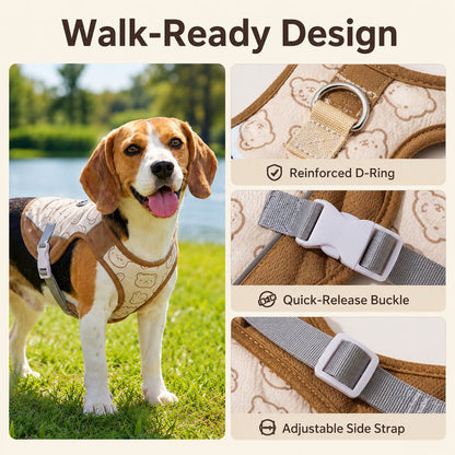 Ortekor Water-Activated Dog Cooling Sun Vest for Summer Walks, Camping & Outdoor Heat Relief