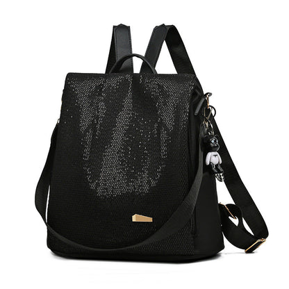 Multi-Pocket Daypack with Hidden Back Access – Water-Resistant Anti-Theft Design