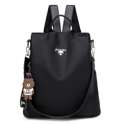 Multi-Pocket Daypack with Hidden Back Access – Water-Resistant Anti-Theft Design
