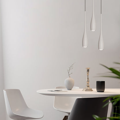 Hanging Ceiling Fixture 12 in Drop Shade Aluminum 12W Adjustable Height for Kitchen Island Dining Bedroom Study Home Decor Lighting