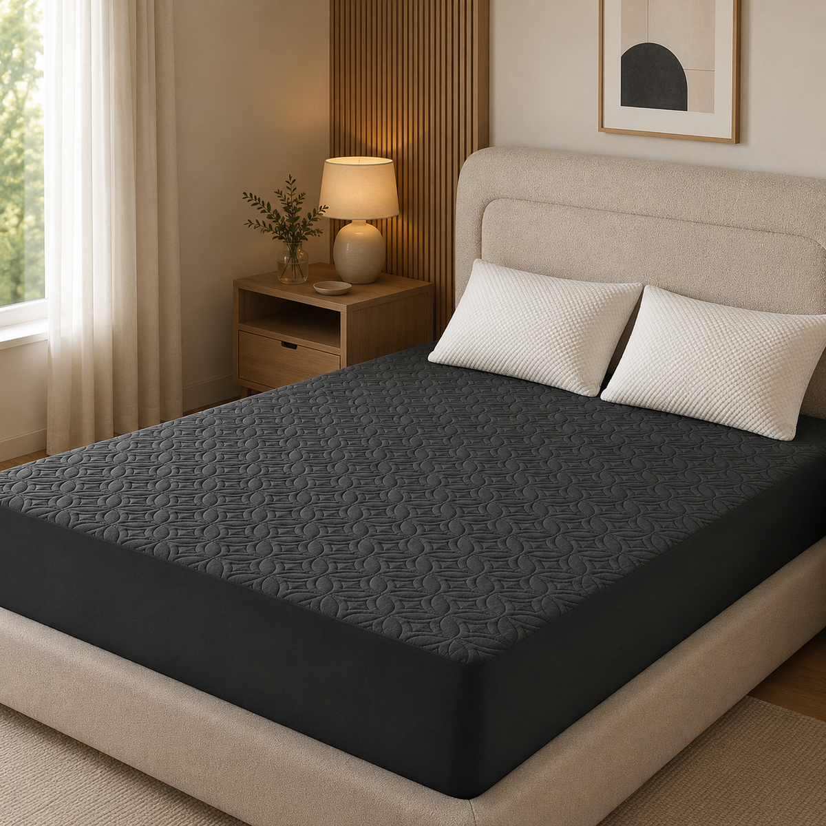 ComfortGuard | Protège-matelas imperméable à bonnets profonds | Housse douce et respirante pour une hygiène de sommeil optimale
