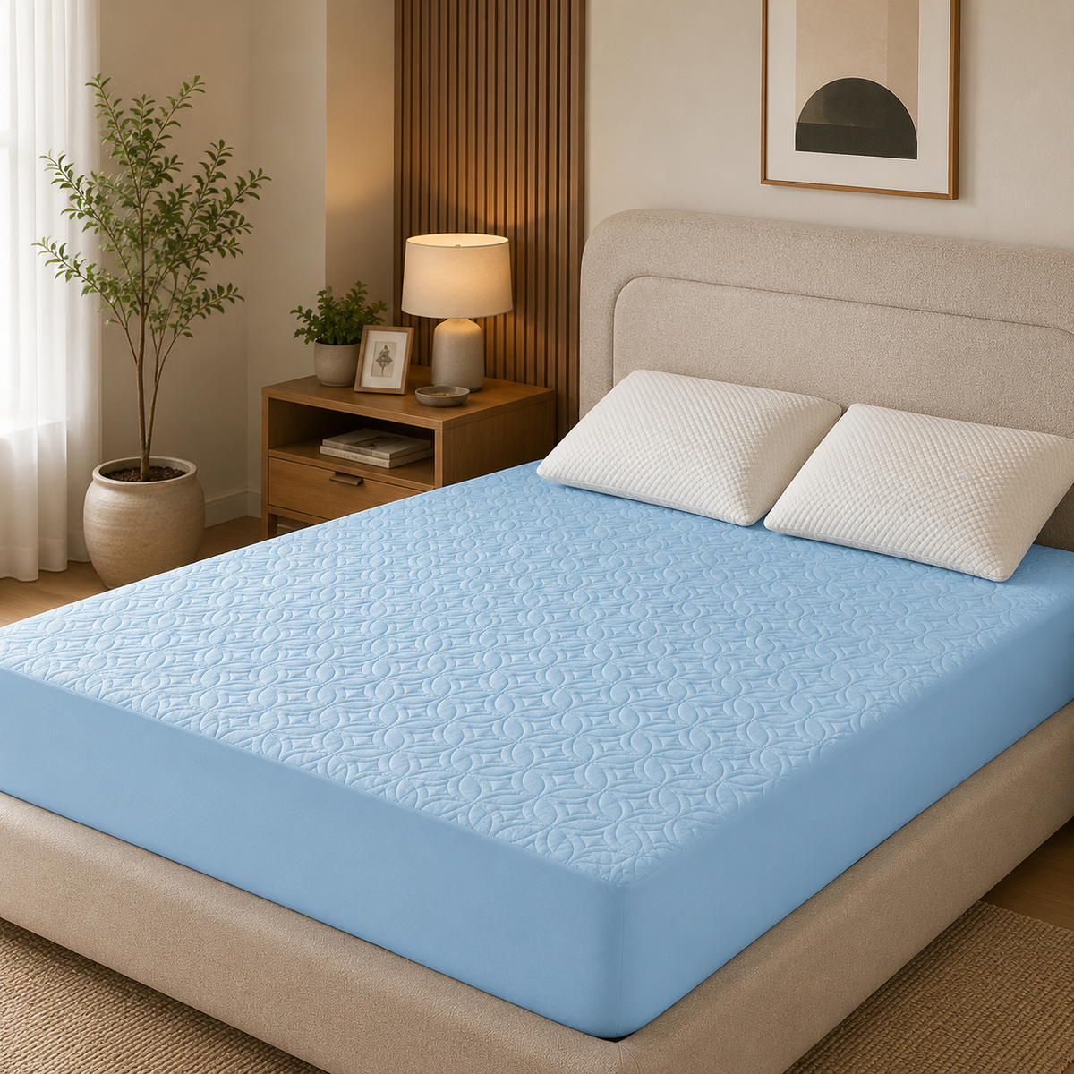 ComfortGuard | Protège-matelas imperméable à bonnets profonds | Housse douce et respirante pour une hygiène de sommeil optimale
