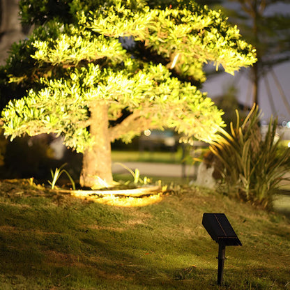 Garden Glow | Projecteur solaire d'extérieur avec zoom réglable | Éclairage étanche pour votre jardin