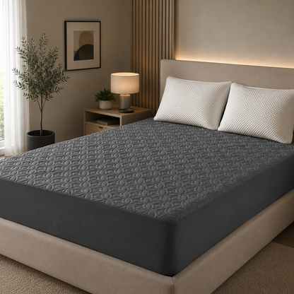 Waterproof Mattress Protector, Quilted Waterproof Mattress Cover with Deep Pocket up to 18 Inch, Fitted Bed Protector