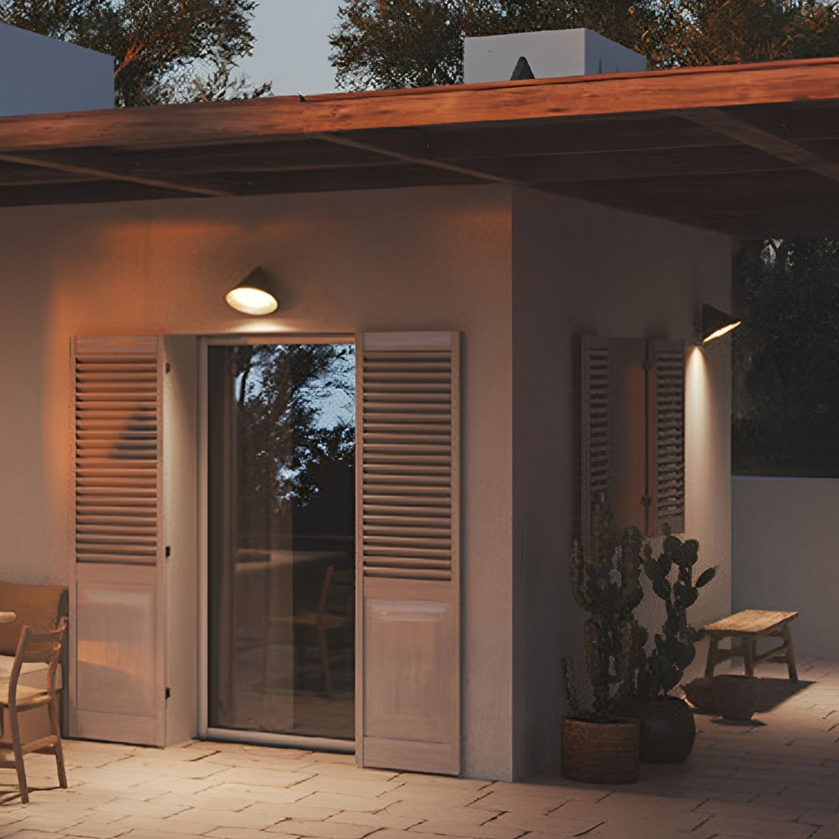 Exterior LED Fixture for Entryway, Deck & Walkway – Weather-Resistant Metal Housing, 3000K Glow – 10 in Bell Design