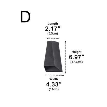 Outdoor LED Sconce Fixture Dual Beam Waterproof Aluminum Housing for Exterior Entryway Porch Patio Garage Modern Architectural Lighting 3.5×