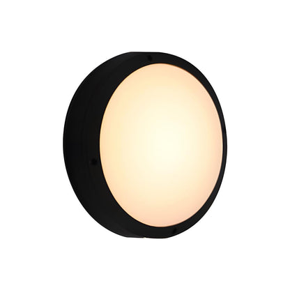 Exterior Sconce LED Weatherproof Aluminum Round 11-Inch 3000K Soft Glow for Entryways Yards Decks Pathways Architectural Accent IP65 Rated M