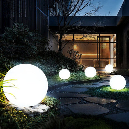LED Solar Garden Sphere 10-Inch Waterproof Color-Changing Remote Controlled Wireless Rechargeable Yard Pathway Landscape Lighting for Patio