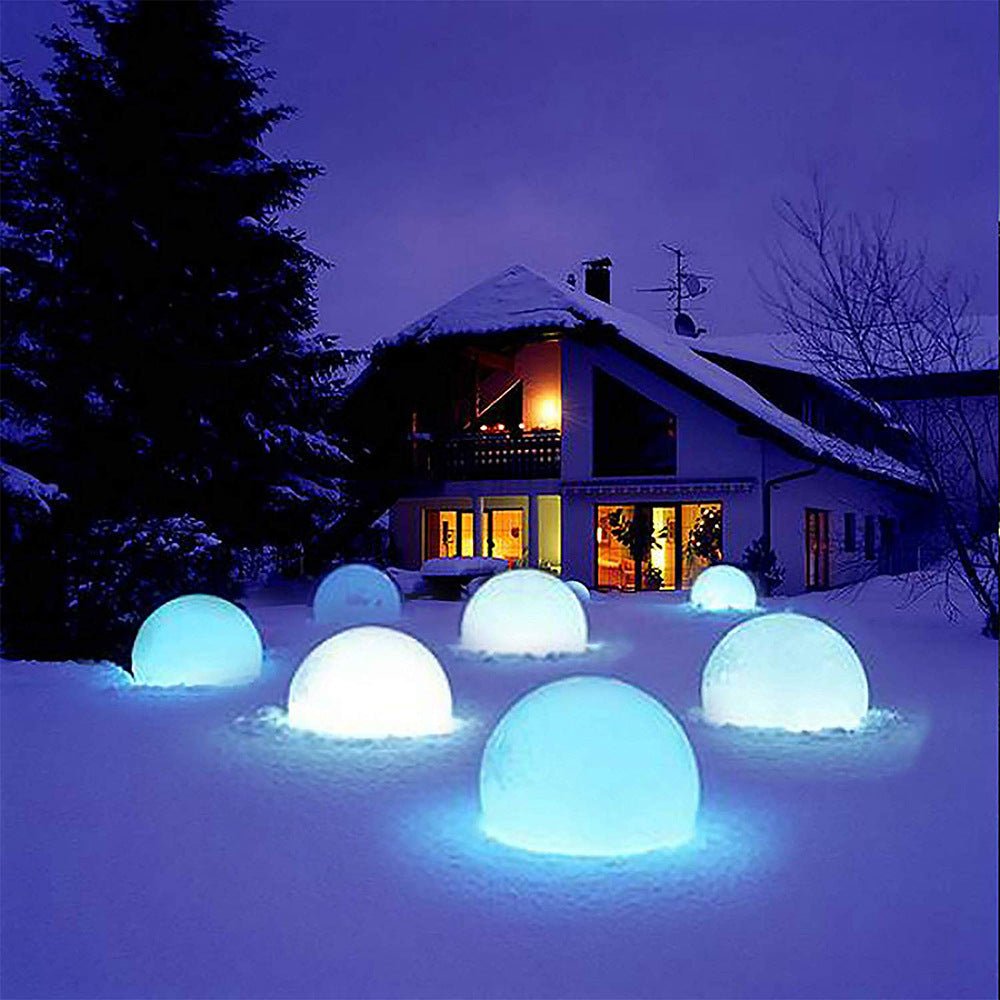 Rechargeable LED Sphere Light 10 Inch 16-Color Remote Waterproof Cordless Patio Garden Decor Indoor Outdoor Mood Lighting Portable Battery P