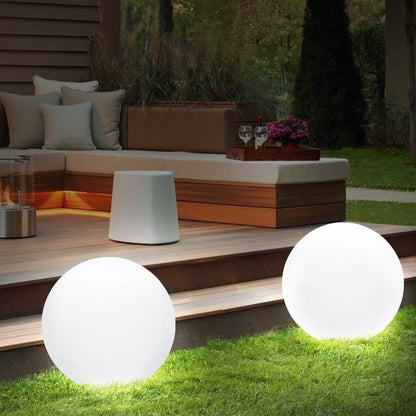 Rechargeable LED Sphere Light 10 Inch 16-Color Remote Waterproof Cordless Patio Garden Decor Indoor Outdoor Mood Lighting Portable Battery P