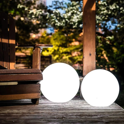 Rechargeable LED Sphere Light 10 Inch 16-Color Remote Waterproof Cordless Patio Garden Decor Indoor Outdoor Mood Lighting Portable Battery P