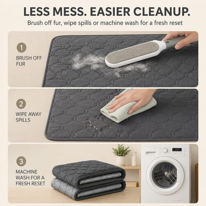 Ortekor Waterproof Pet Sofa Protector Cover for Dogs & Cats - Quilted Furniture Cover for Couch, Bed & Car Seat Protection