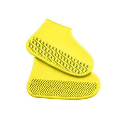 Reusable Silicone Overshoes for Rain & Snow Protection – Foldable Slip-On Boot Covers for Men Women Kids Outdoor Hiking Camping