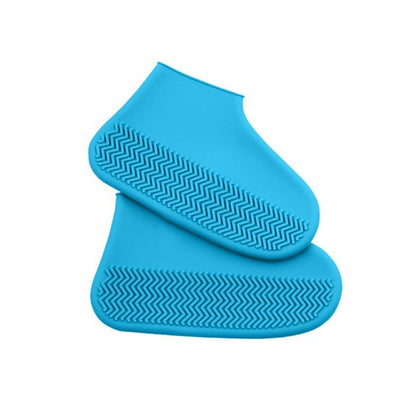 Reusable Silicone Overshoes for Rain & Snow Protection – Foldable Slip-On Boot Covers for Men Women Kids Outdoor Hiking Camping