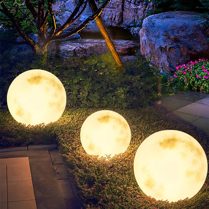 Solar Globe Light 11.8 in Resin Sphere Orb for Yard Pathway Garden Decor Warm White LED Waterproof Outdoor Lighting Patio Lawn Landscape Acc