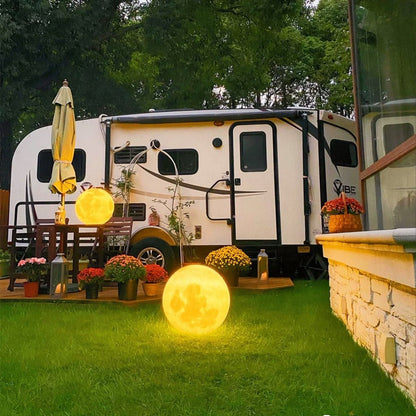 Solar Globe Light 11.8 in Resin Sphere Orb for Yard Pathway Garden Decor Warm White LED Waterproof Outdoor Lighting Patio Lawn Landscape Acc