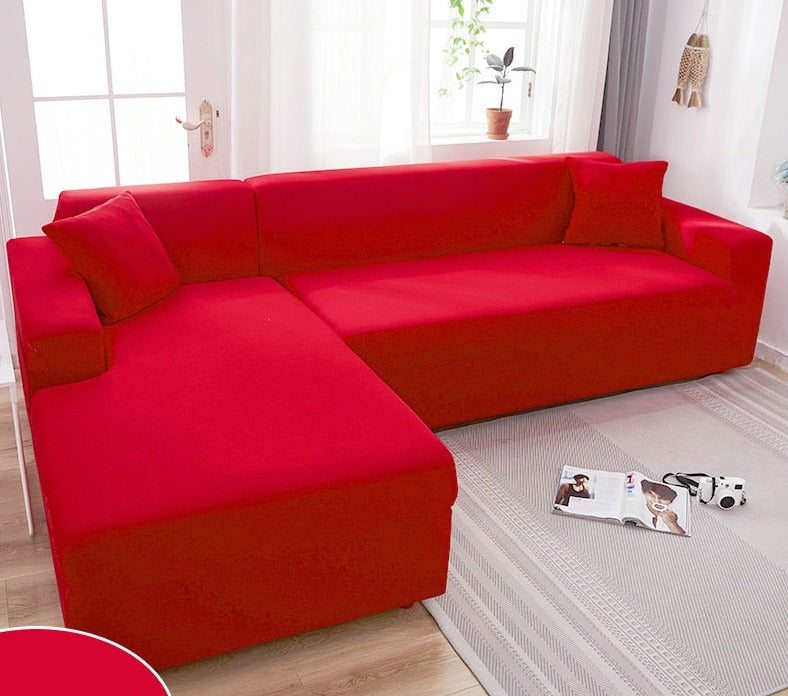 Waterproof Stretch Couch Slipcover for Living Room - Elastic Furniture Protector for Sofas with Pets Kids