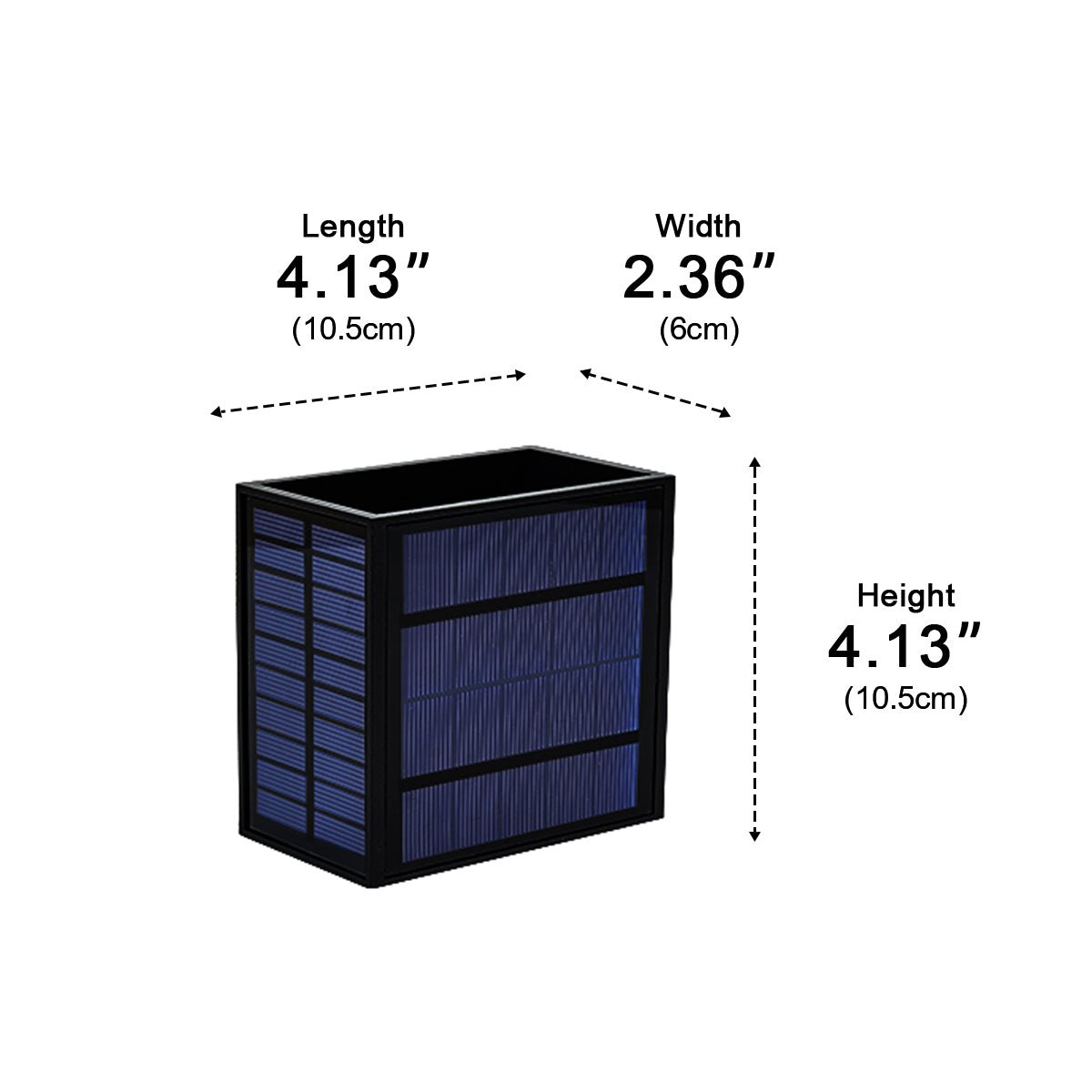 Outdoor Wall Sconce 12W Aluminum Cube Design Black White Up Down Light for Patio Entryway Garden Waterproof IP65