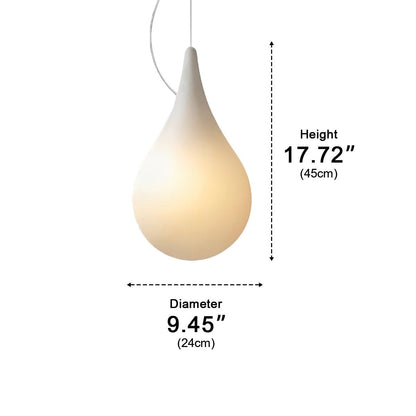 Weatherproof LED Hanging Globe for Deck & Patio – Color-Changing Orb Fixture, 9.4 in Drop Shape with Adjustable Cord, IP65 Rated for Year-Ro