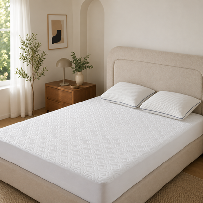 ComfortGuard | Protège-matelas imperméable à bonnets profonds | Housse douce et respirante pour une hygiène de sommeil optimale