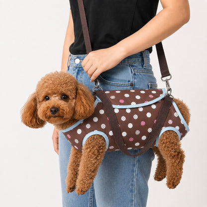 Ortekor Wearable Pet Carrier Harness for Small Dogs & Cats - Hands-Free Carry for Vet Visits & Short Outings