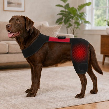 Ortekor Wearable Red & Near-Infrared Hip Wrap for Dogs - Hands-Free At-Home Hip-Area Light Care