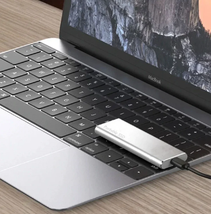Portable External Hard Drive | 4TB USB-C Storage with Rapid Data Transfer | Compact Design for On-the-Go Access