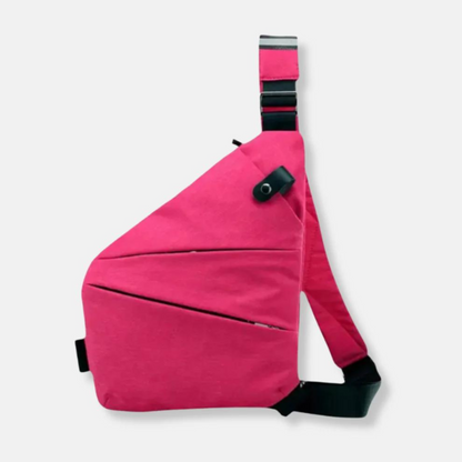 Crossbody Sling Bag with RFID Blocking & Cut-Proof Strap – Hidden Zipper Security Pack for Travel, Commute & Everyday Carry
