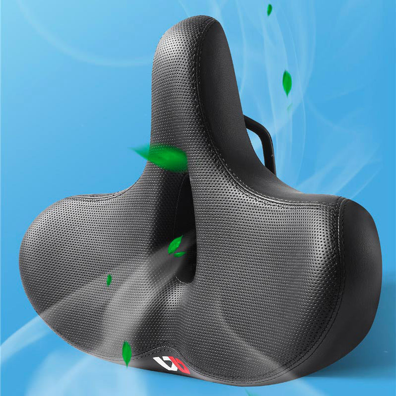 Ergonomic Bicycle Saddle | Extra Wide Bike Seat with Advanced Cushioning | Comfortable Design for Long Rides