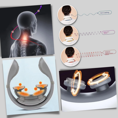 Masseur électrique pour le cou et les épaules avec intensité réglable | Soulagement Shiatsu pour les tensions et la relaxation