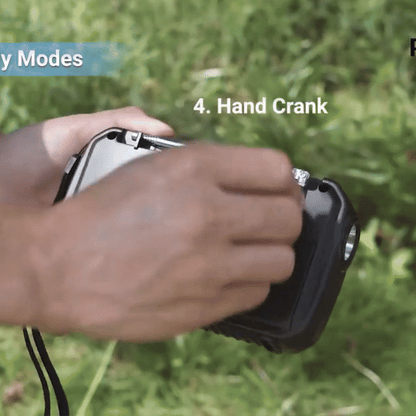 Radio AM/FM portable, radio d'urgence avec panneau solaire, radio à manivelle avec batterie solaire et lampe de poche LED
