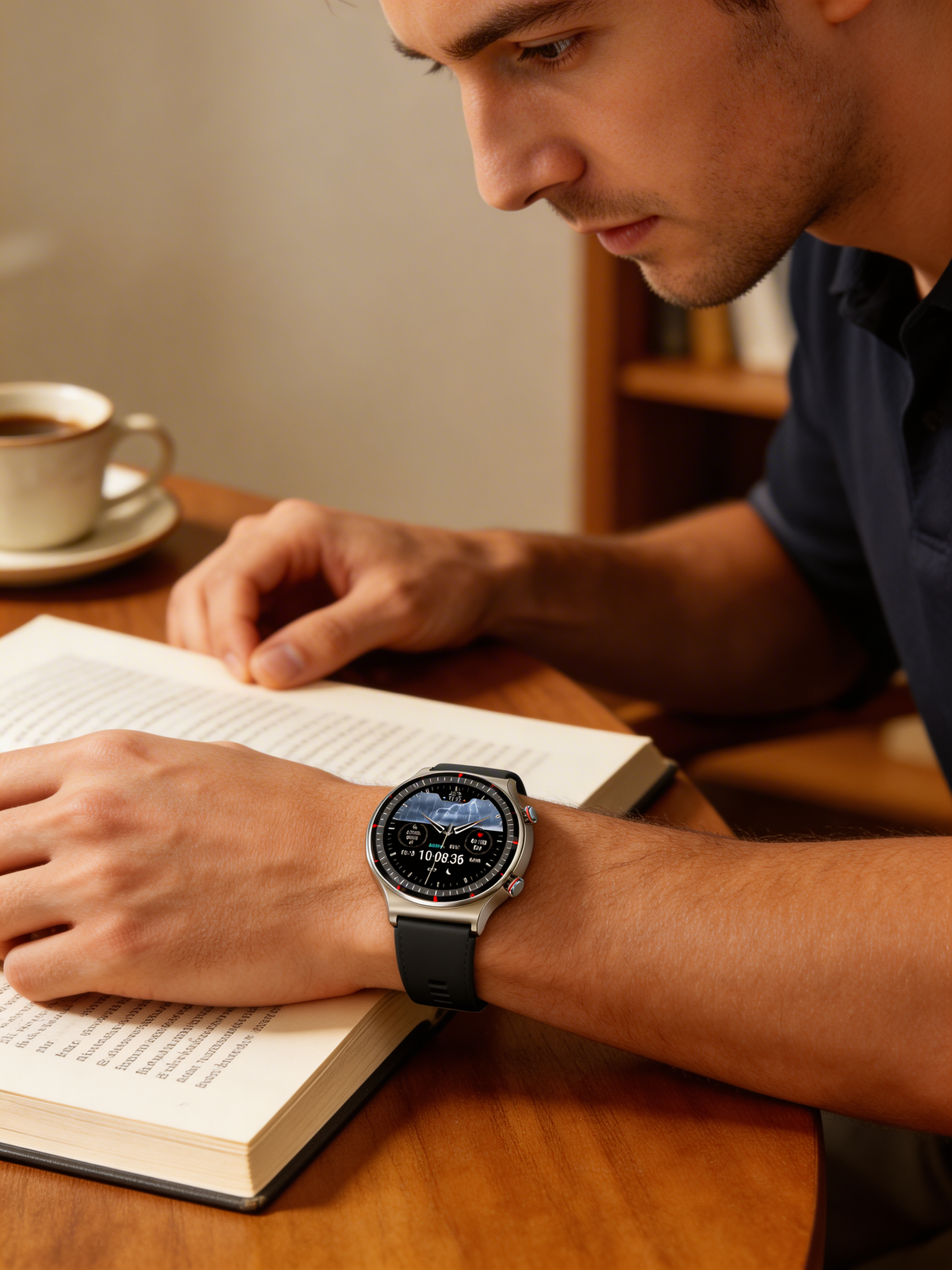 Wearclo | Montre connectée avec écran tactile HD et suivi de santé | Traqueur d'activité pour le bien-être