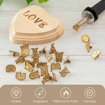 Adjustable Temperature Pyrography Tool Kit for Wood, Leather & Metal
