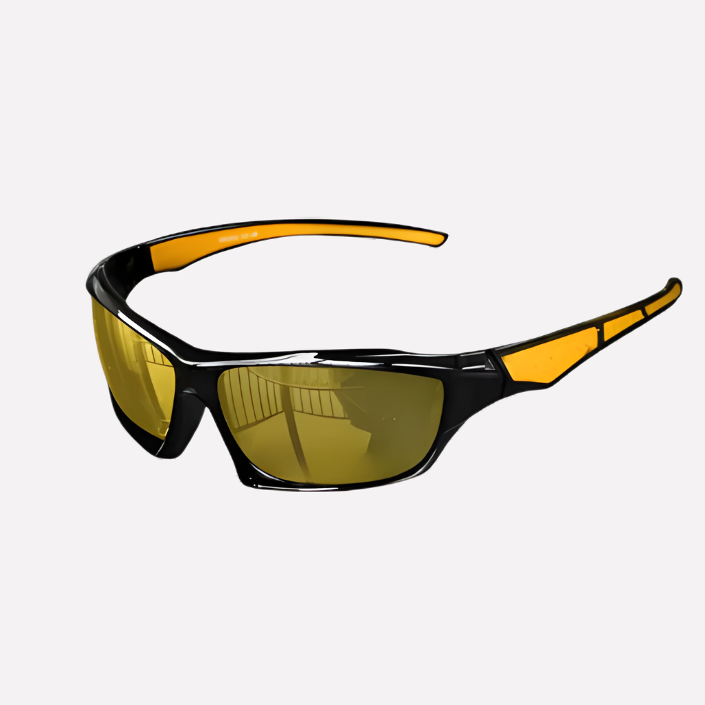 Lunettes de soleil sportives enveloppantes avec verres polarisés antireflet et protection UV totale pour la course, le cyclisme, la pêche et la conduite, pour hommes et femmes