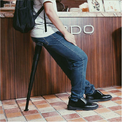 Compact Folding Stool for Camping, Events & Queues – Portable Seat with Carry Strap
