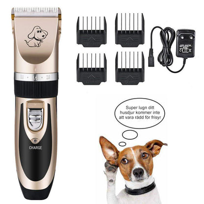 Wearclo | Tondeuse professionnelle rechargeable pour animaux avec fonctionnement silencieux | Outil de toilettage sans fil pour un soin des animaux sans stress