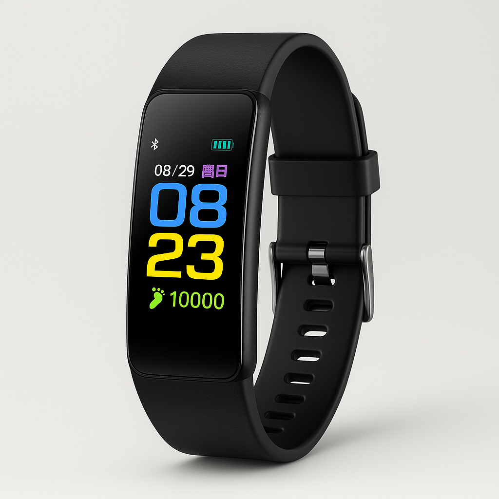 Simple LED Heart & Blood Pressure Senior Smartwatch