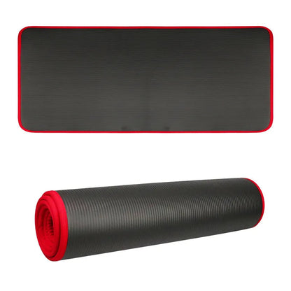 Wearclo | Tapis de yoga épais antidérapant avec amorti de 10 mm | Idéal pour le confort et la stabilité