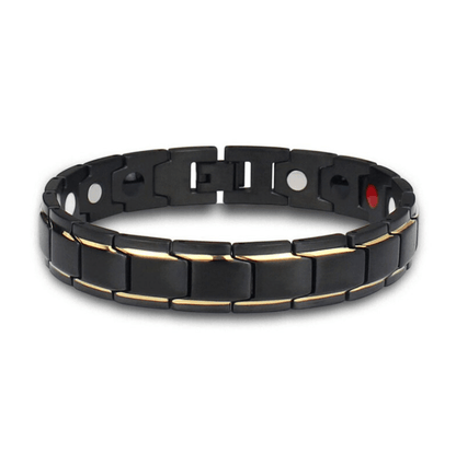 Stainless Steel Wellness Bracelet with Embedded Magnets for Daily Comfort & Style | Men's & Women's Accessory for Active Living