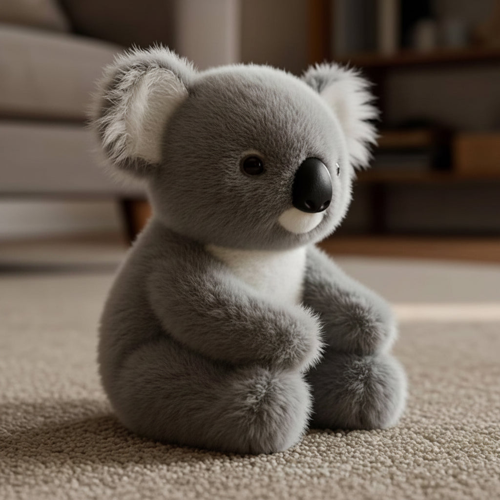 Compagnon de câlin | Koala en peluche lesté en tissu doux | Doudou confortable pour la relaxation et le bien-être