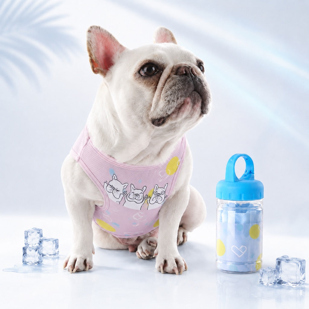 Ortekor French Bulldog Cooling Vest for Hot Summer Walks