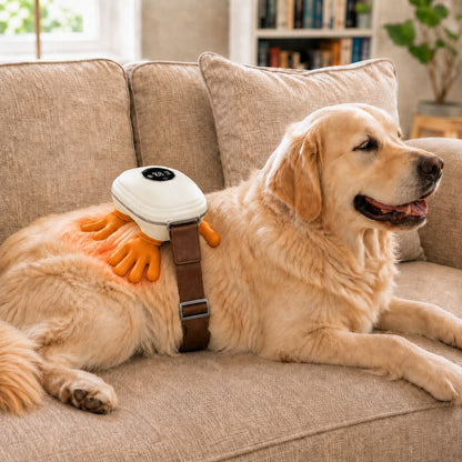 Ortekor Hands-Free Dog Massager with Heat – Bionic Kneading for Post-Walk Relaxation & Everyday Comfort