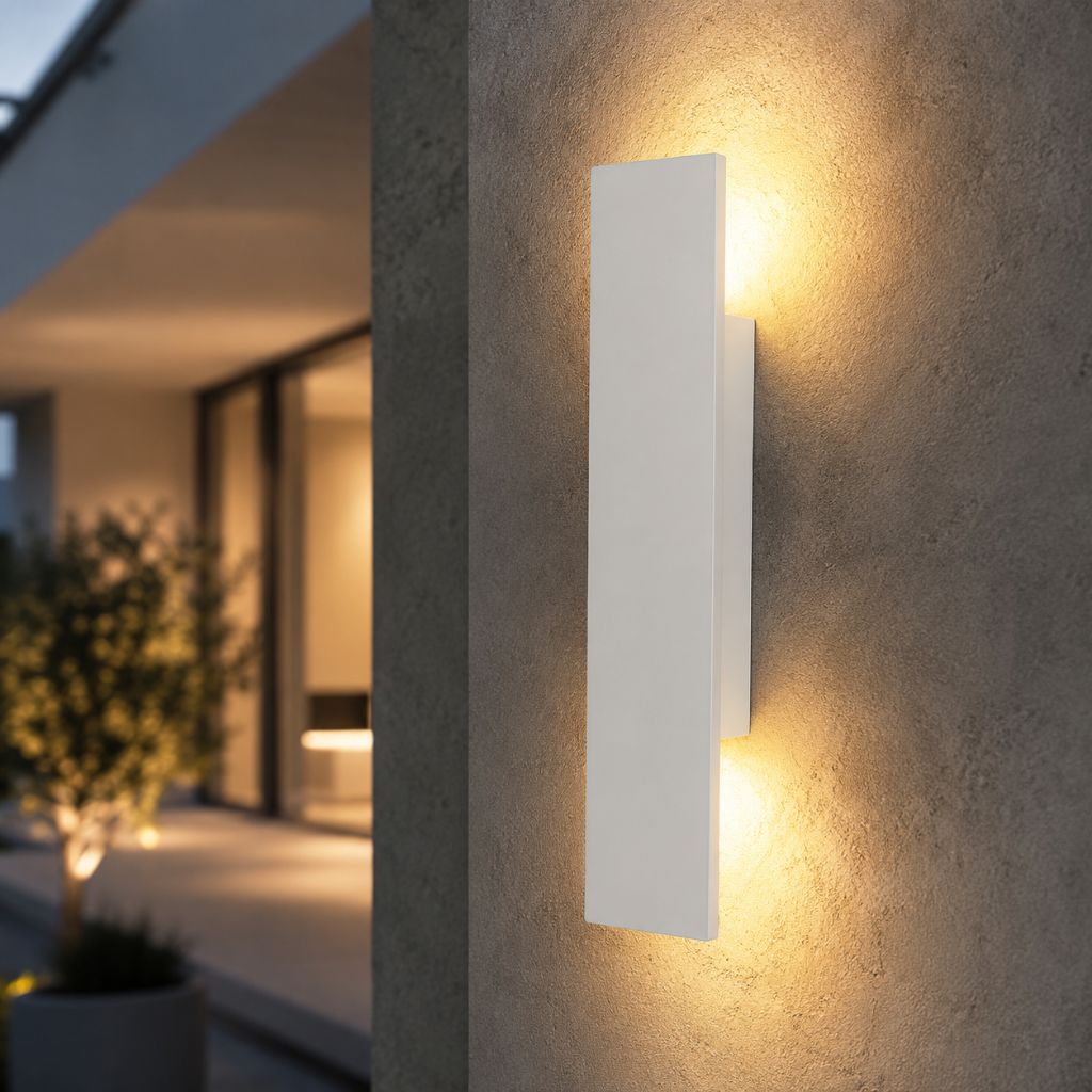 Applique murale LED d'extérieur, luminaire en aluminium étanche pour terrasse, jardin et entrée, éclairage extérieur moderne, 6W 18W 24W