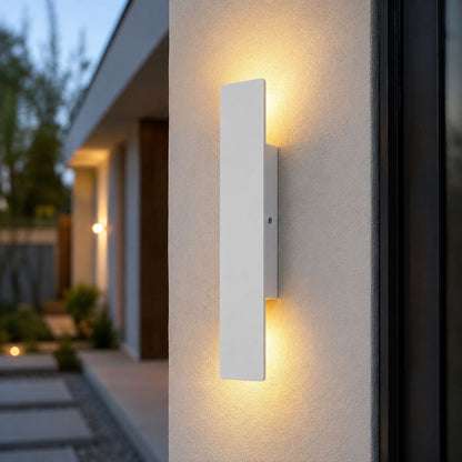 Applique murale LED d'extérieur, luminaire en aluminium étanche pour terrasse, jardin et entrée, éclairage extérieur moderne, 6W 18W 24W